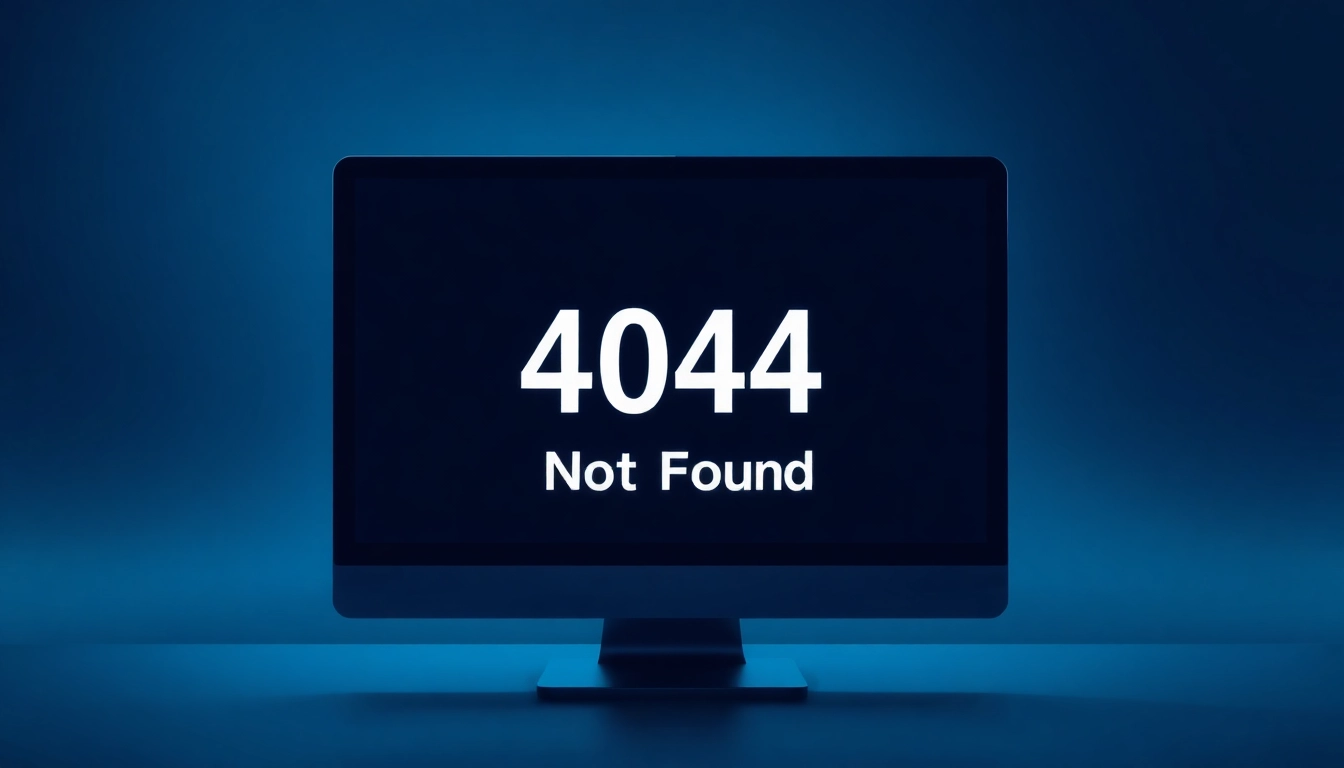 Showcasing a 404 Not Found error related to line下載電腦版 on a computer screen.